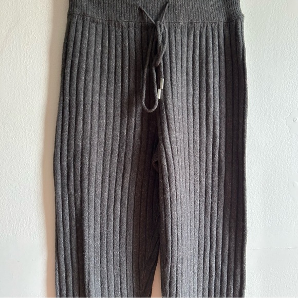 Free People Intimately Free Around The Clock Charcoal Knit Jogger Pant - Picture 4 of 11